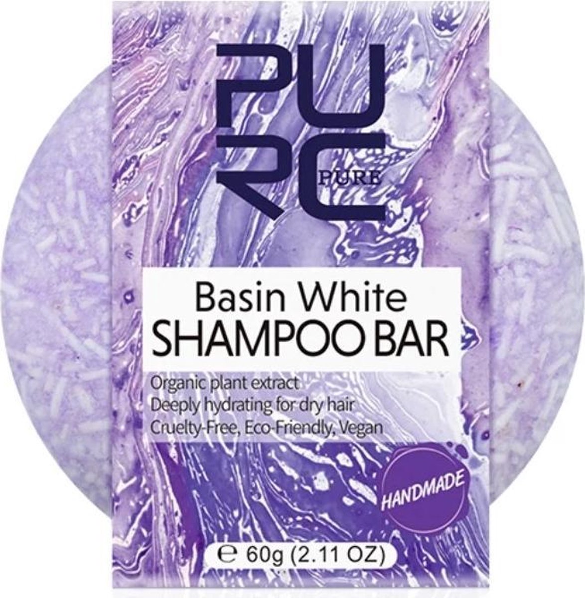 Handmade shampoo bar - Basin white