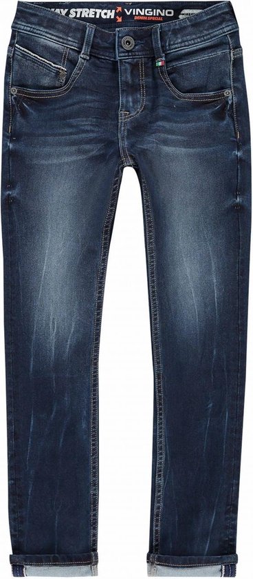 Vingino Jongens jeans Vingino jeans, Alfons vintage blue 140 | bol.com