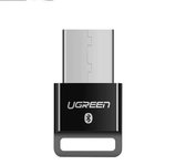 WiseGoods - Premium Mini Bluetooth 4.0 USB Adapter / Dongle PC - Draadloze Audio Receiver en Transmitter stick - Zwart