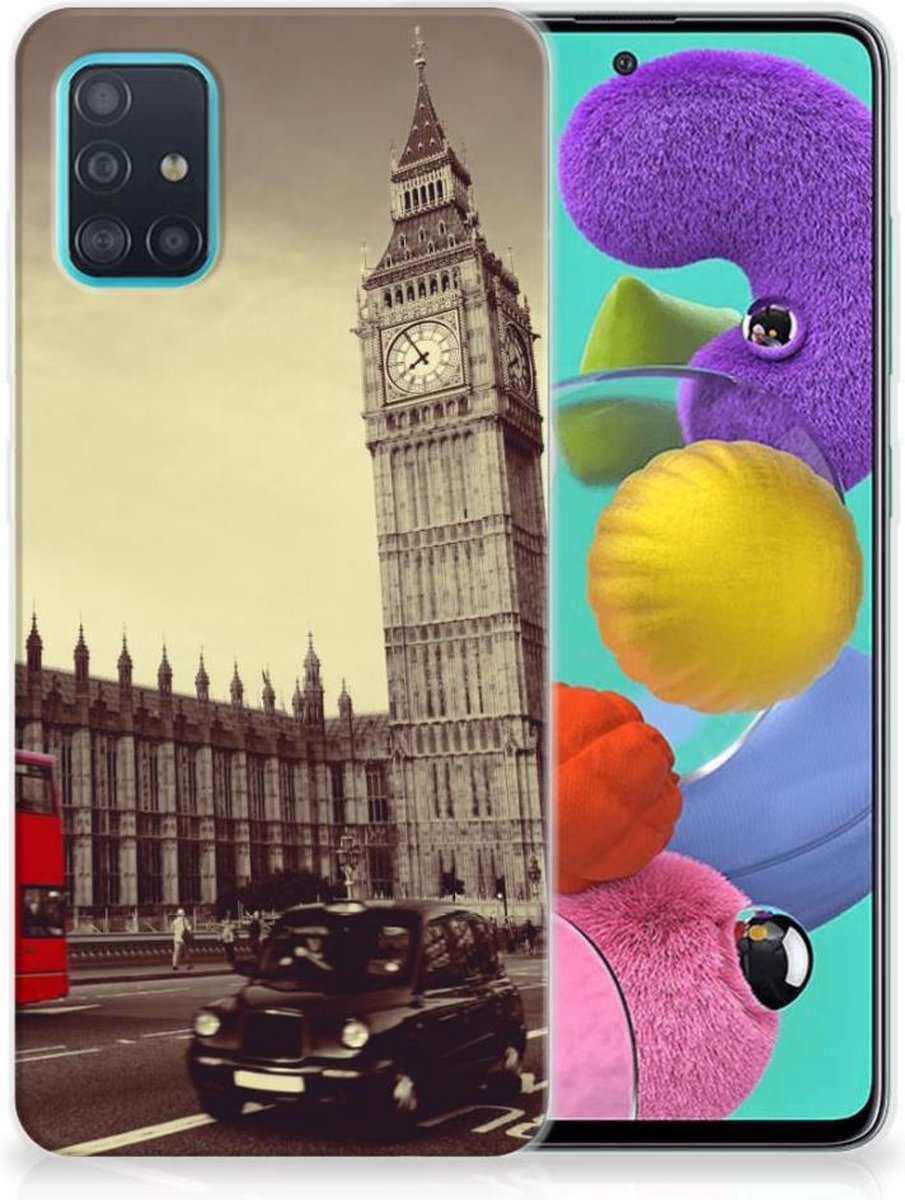Samsung Galaxy A51 Siliconen Back Cover Londen