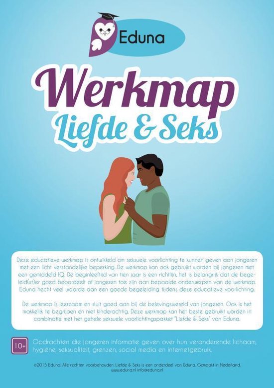 Werkmap Liefde en Seks, educatie, boek, seksuele voorlichting, jongeren, weerbaarheid, social media, grenzen, vriendschap en liefde - Eduna, Naomi Baas | Tiliboo-afrobeat.com
