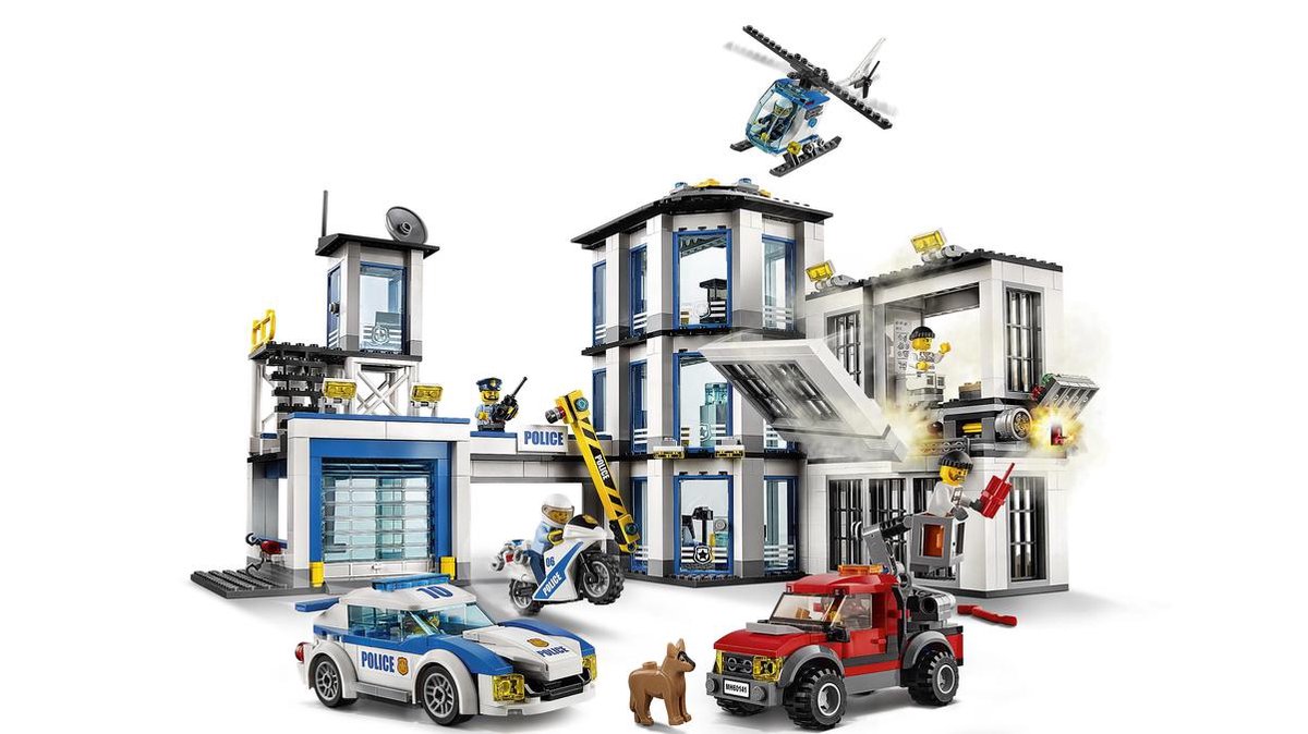 Afkorting verhouding Met andere bands LEGO City Politiebureau - 60141 | bol.com