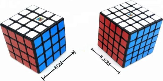 Thumbnail van een extra afbeelding van het spel 4 in 1 Voordeelpakket - MoYu Cube - Rubik's Cube - Breinbreker 2x2, 3x3, 4x4, 5x5 - Rubik's kubus