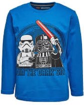 LONGSLEEVE STAR WARS blauw M - 70863 MAAT 110