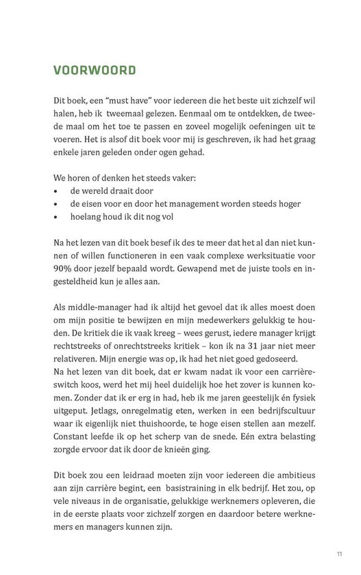 Tekstpagina uit een boek met het kopje 'Voorwoord'.