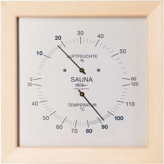 Foto: Fischer sauna thermohygrometer 200 x 200 mm