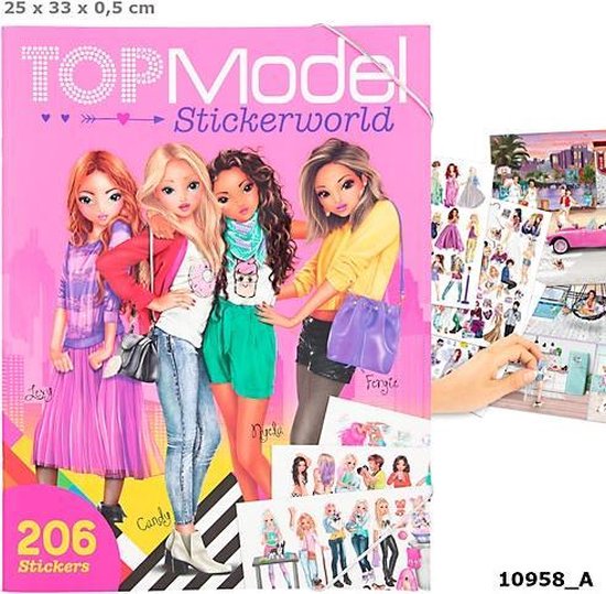 Top Model - Stickerworld (410958) | bol.com