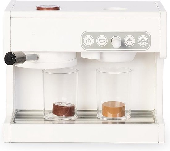Mamamemo Houten Espressomachine 23,5 Cm Wit | bol.com