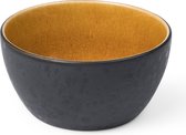 Bitz - Kom keramiek amber / zwart - Diameter 12 cm - Hoogte 6 cm