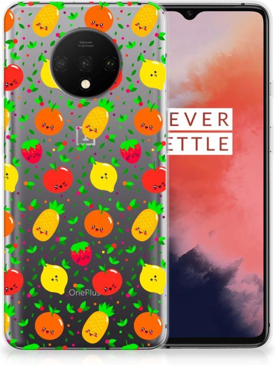 OnePlus 7T Siliconen Case Fruits