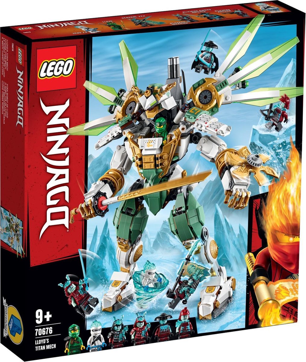 LEGO NINJAGO Le robot Titan de Lloyd 70676 – Kit de construction