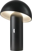 Sompex -Tafellamp - Svamp - Zwart - Oplaadbaar