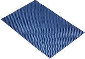 Set van 4 - Placemat Woven - Blauw Royal, 30x45cm - KitchenCraft
