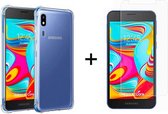 Samsung Galaxy A2 Core hoesje shock proof case transparant - 1x Samsung A2 Core Screenprotector