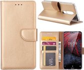 Xssive Hoesje voor Nokia 6.1 Plus - Book Case - Goud