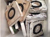 Thils Living houten letters & tekens Scrabble Letter O