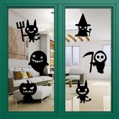 3D Sticker Decoratie Halloween Creatief Leuk Gost Thuis Muur Halloween Party Decal Vinyl Muurstickers Etalage woonkamer Paster