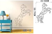 3D Sticker Decoratie Geometrische dieren Vinyl muurstickers Home Decor voor wanddecoratie Een verscheidenheid aan kleuren om uit te kiezen Kinder muurstickers - GEO18 / Large