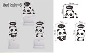 3D Sticker Decoratie DIY Grappig Leuke Dieren Goedkoop Schakelaar Stickers Wall Art Vinyl Decal Woondecoratie Slaapkamer Salon Decoratie - Switch4 / Large