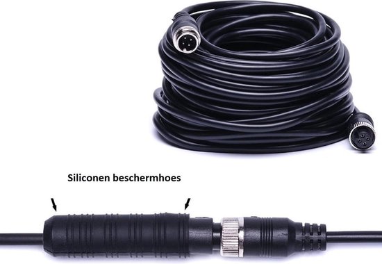 BrandWay Bedrade Achteruitrijcamera set met 2 Camera's en 7 inch scherm - Auto / Camper / Caravan / Vrachtwagen / Landbouw van BRA — afbeelding 4