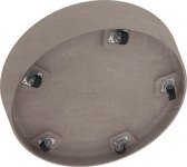 Ecopots | Onderschotel op wielen | Taupe | ø 40 cm | 74.019.40T | Wheels | Saucer | Bloempot | Ecologisch | Bruingrijs