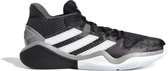 adidas Harden Stepback  Sportschoenen - Maat 47 1/3 - Mannen - zwart/wit/grijs