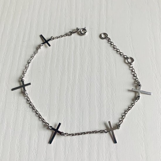 Armband | kruis | Geloof | AG925 | Sterling Silver