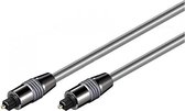 Optische kabel 1 meter Toslink - Silver Series