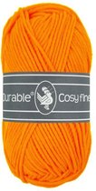 Durable Cosy Fine - acryl en katoen garen - Neon orange, fel oranje 1693 - 5 bollen