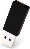 DrPhone C4 - USB-C Female Adapter naar USB 3.0 Male naar - OTG – Tot 5 Gbit/s – Zwart