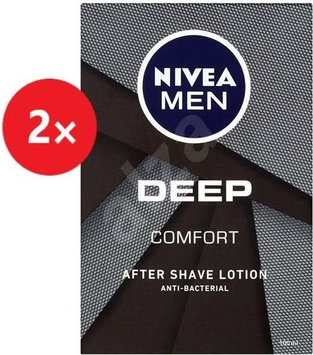 Nivea Deep After Shave Lotion - Voordeelverpakking 2 x 100 ml