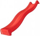 Intergard Glijbaan rood 220cm met wateraansluiting voor houten speeltoestellen 1,25m platvormhoogte