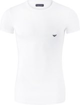 Emporio Armani T-shirt Iconic (1-pack) - heren stretch T-shirt O-neck - wit - Maat: XXL