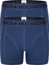 Muchachomalo boxershorts - 2-pack - blauw -  Maat: M