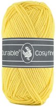 Durable Cosy Fine - acryl en katoen garen - bright yellow, geel 2180 - 5 bollen