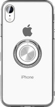 Luxe Magnetische Back cover voor Apple iPhone XR - Transparant TPU - Magneet voor autohouder - Kickstand