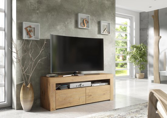 Pro-meubels - Tv-meubel - Tv kast - Santiago - Eiken - 130cm