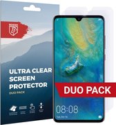 Rosso Screen Protector Ultra Clear Duo Pack Geschikt voor Huawei Mate 20 | TPU Folie | Case Friendly | 2 Stuks