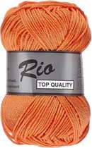Lammy yarns Rio katoen garen - oranje (028) - naald 3 a 3,5 mm - 1 bol