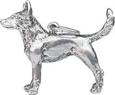 Mechelse herder korthaar Hanger - merk COOLDOG™ - Sterling .925 Zilver