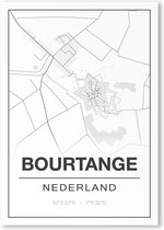 Poster/plattegrond BOURTANGE - A4