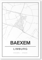 Poster/plattegrond BAEXEM - A4