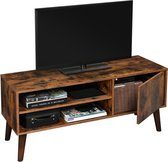 Nancy's TV Meubel - 110 x 49,5 x 40 cm - Houtlook bruin