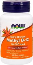 Vitamine B-12 Methyl, extra sterk, 10.000 mcg, 60 zuigtabletten, Now Foods