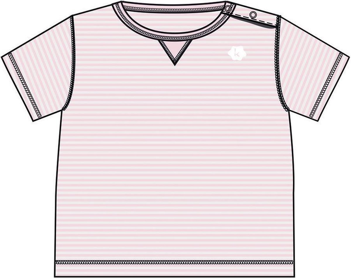 Koeka - T-shirt korte mouw Palm Beach - Waterpink - 62x68