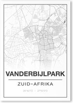 Poster/plattegrond VANDERBIJLPARK - A4