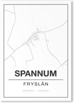 Poster/plattegrond SPANNUM - A4