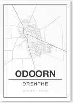 Poster/plattegrond ODOORN - A4