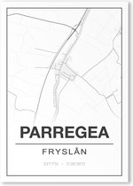 Poster/plattegrond PARREGEA - A4