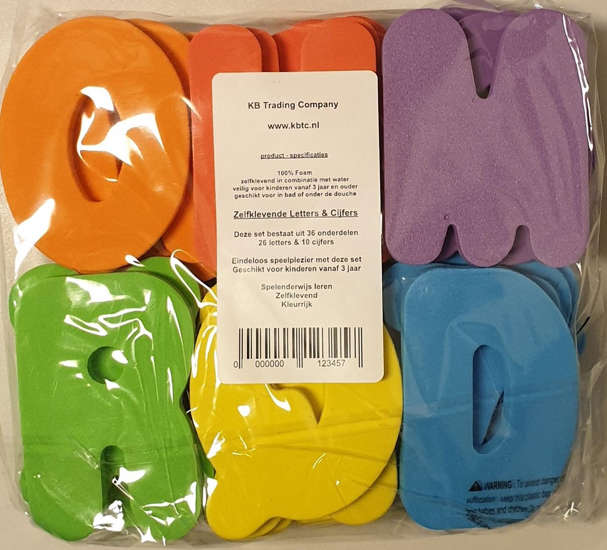 Foam Letters en Cijfers